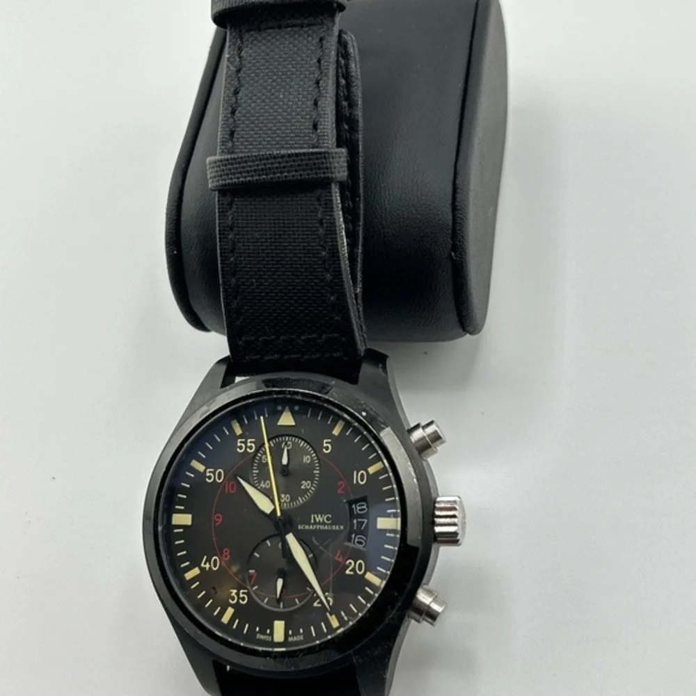 IWC Pilot's Watch Chronograph Top Gun Miramar Ceramic Auto Watch 46mm #537